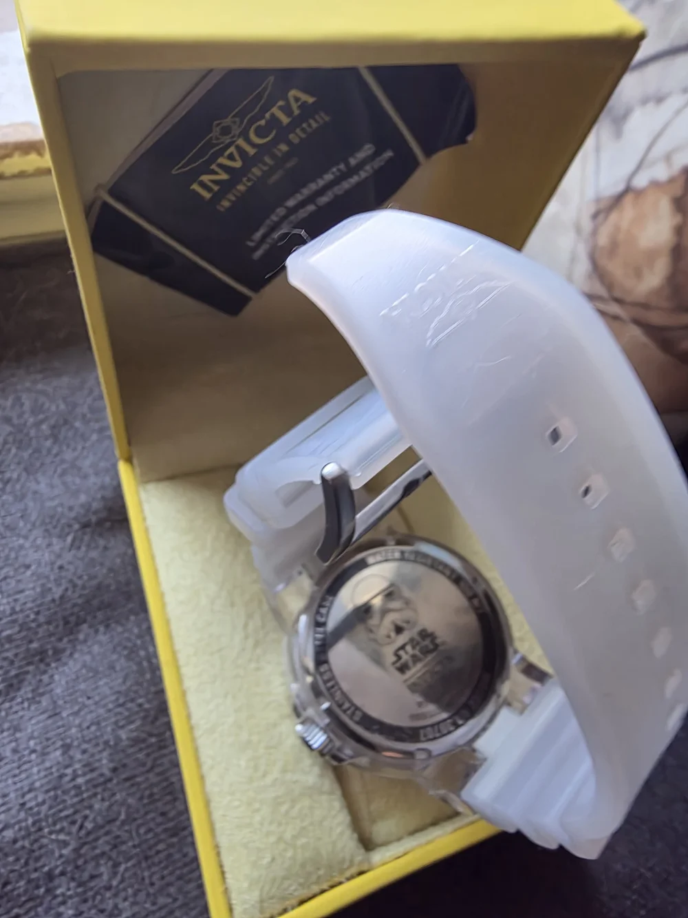 Star Wars Storm Trooper Invicta Men's White and Black Diver-Style Watch